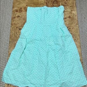 J.Crew mint green strapless dress